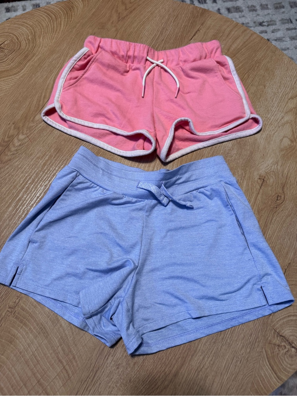 all in motion Pink and Light Blue Athletic Lounge Shorts